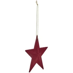 Gifi Étoile de Noël en velours^ Décoration Sapin