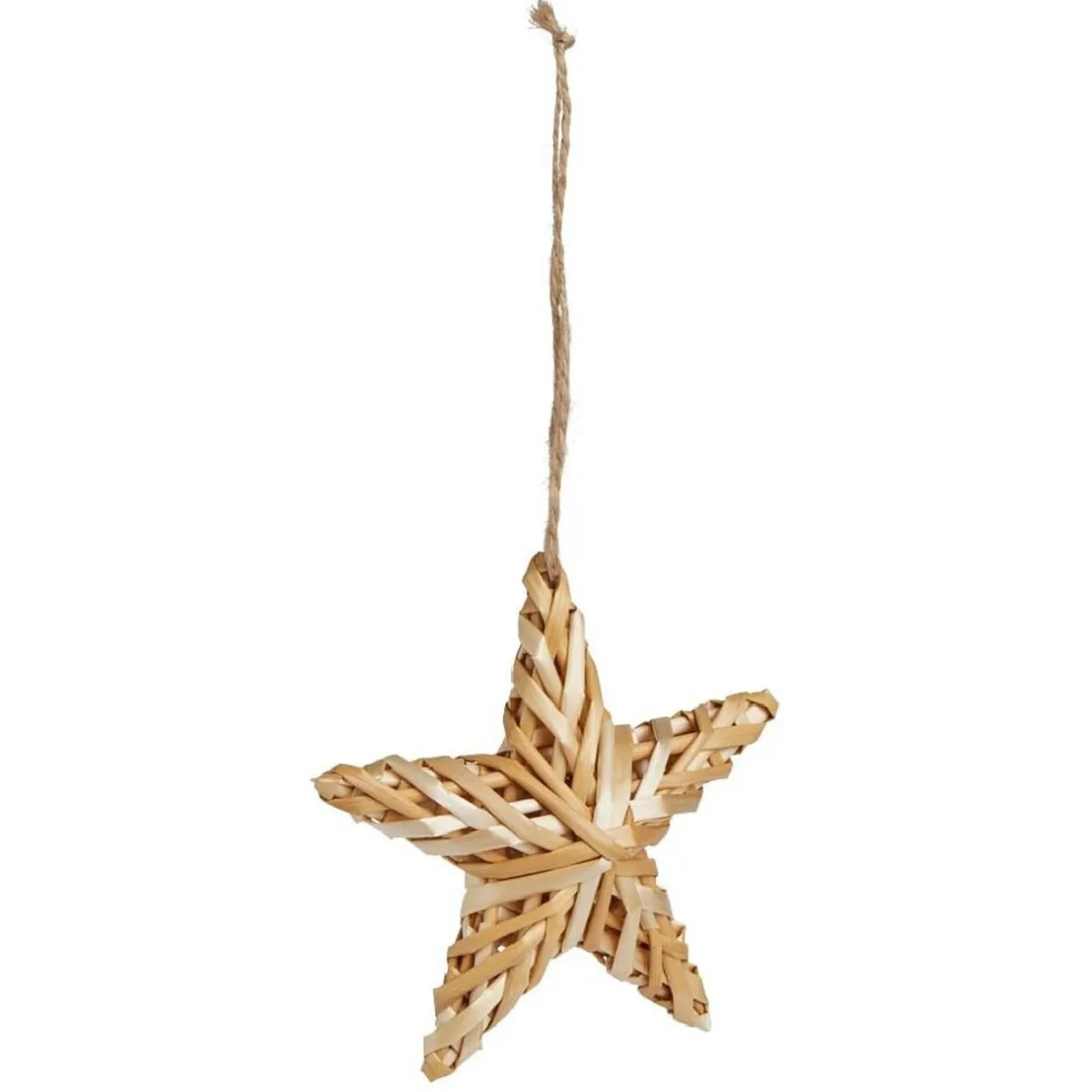 Gifi Étoile en paille à suspendre 10x10cm^ Décoration Sapin