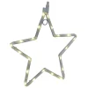 Gifi Étoile lumineuse 20 microLED blanc chaud 2 modes^ Décoration Extérieure De Noël