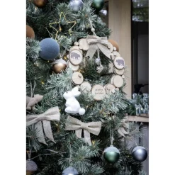 Gifi Étoile lumineuse à planter 12LED blanc chaud H25cm^ Décoration Extérieure De Noël