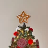 Gifi Tête de sapin étoile pain d'épices H16,5cm^ Décoration Sapin