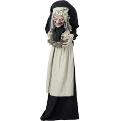 Discount Gifi Vieille dame animée Halloween